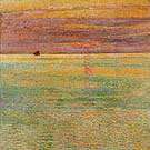 Sunset at Sea 1911 - Childe Hassam reproduction oil painting
