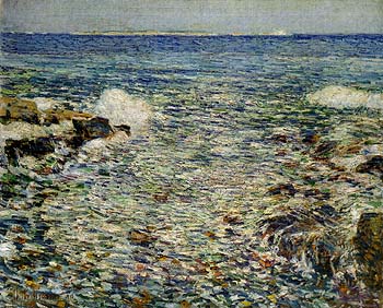 Surf Isles of Shoals 1913 - Childe Hassam reproduction oil painting
