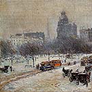 Winter in Union Square 1889 - Childe Hassam