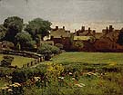 Village Scene 1883 - Childe Hassam reproduction oil painting