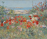 Celia Thaxter's Garden, Isles of Shoals, Maine - Childe Hassam