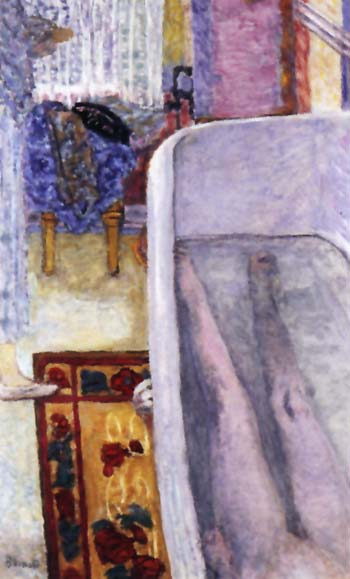 Nude in the Bath, 1925 - Pierre Bonnard reproduction oil painting