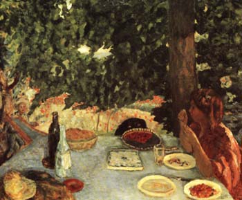 The Cherry Tart 1908 - Pierre Bonnard reproduction oil painting