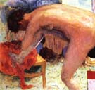 Nude Right Leg Raised 1924 - Pierre Bonnard