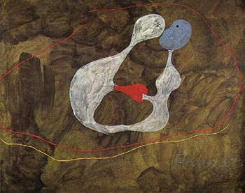 Love 1925 - Joan Miro reproduction oil painting