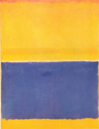 Untitled Yellow and Blue 1954 - Mark Rothko reproduction oil painting