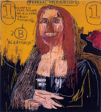 Mona Lisa - Jean-Michel-Basquiat reproduction oil painting