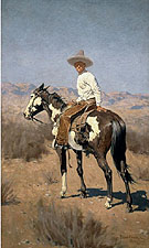Vaquero 1890 - Frederic Remington reproduction oil painting