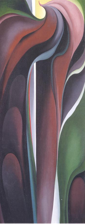 Jack In the Pulpit Abstraction No 5 - Georgia O'Keeffe reproduction oil painting