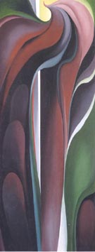 Jack In the Pulpit Abstraction No 5 - Georgia O'Keeffe