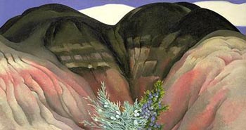 Black Hills with Cedar 1941 - Georgia O'Keeffe reproduction oil painting