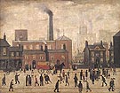 Coming Home from the Mill 1928 - L-S-Lowry reproduction oil painting