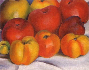 Apple Family -2 1920 - Georgia O'Keeffe reproduction oil painting