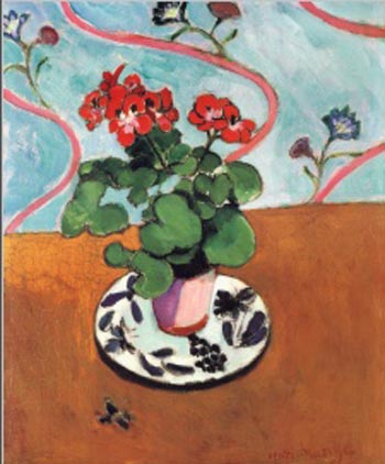 Geraniums - Henri Matisse reproduction oil painting