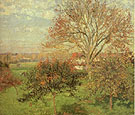 Autumn Morning at Eragny 1897 - Camille Pissarro reproduction oil painting
