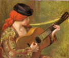 Young Spanish Woman with a Guitar 1898 - Pierre Auguste Renoir