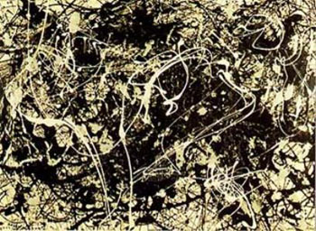 Number 33 - Jackson Pollock reproduction oil painting