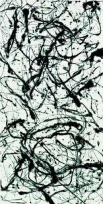 Number IIA - Jackson Pollock reproduction oil painting