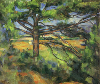 Green Pine Near Aix 1885 - Paul Cezanne reproduction oil painting