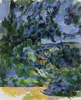 Blue Landscape 1904 - Paul Cezanne reproduction oil painting