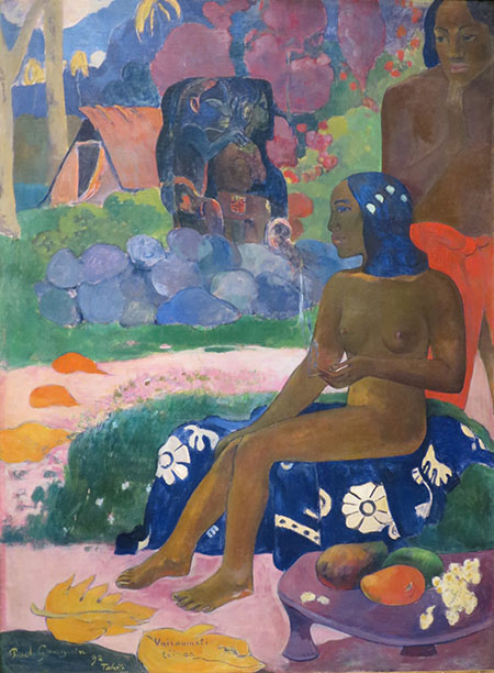 Her Name is Vairaumati - Paul Gauguin reproduction oil painting