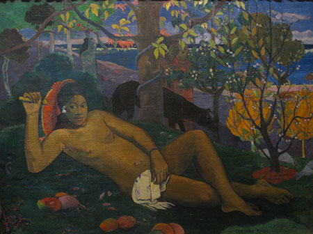 The King's Wife - Paul Gauguin reproduction oil painting