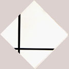 Lozenge Composition with Two Lines 1931 - Piet Mondrian