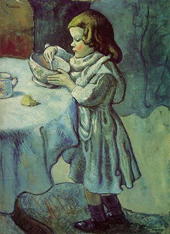 Le Gourmet 1901 - Pablo Picasso reproduction oil painting