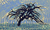 Blue Tree c 1908 - Piet Mondrian reproduction oil painting