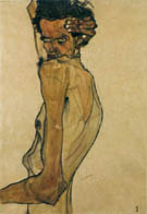 Self Portrait with Twisted Arm 1910 - Egon Scheile