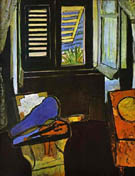 Interior with Violin 1917 - Henri Matisse reproduction oil painting