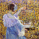 The Bird Cage 1910 - Frederick Carl Frieseke reproduction oil painting