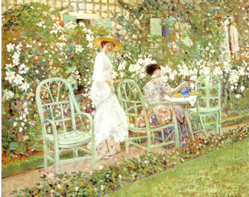 Lilies 1911 - Frederick Carl Frieseke reproduction oil painting