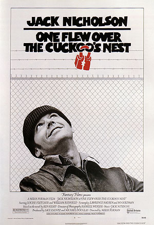 ONE FLEW OVER THE CUCKOO'S NEST, MILOS FORMAN, 1975 - Classic-Movie-Posters reproduction oil painting