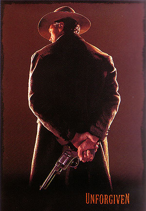 UNFORGIVEN, CLINT EASTWOOD, 1992 - Classic-Movie-Posters reproduction oil painting