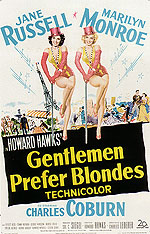 GENTLEMEN PREFER BLONDES, HOWARD HAWKS - Classic-Movie-Posters