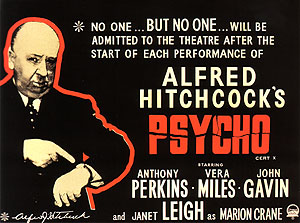 PSYCHO, ALFRED HITCHCOCK, 1960 - Classic-Movie-Posters reproduction oil painting