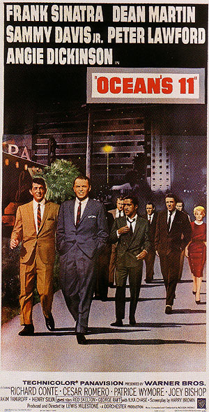 OCEAN'S 11, 1960 - Classic-Movie-Posters reproduction oil painting