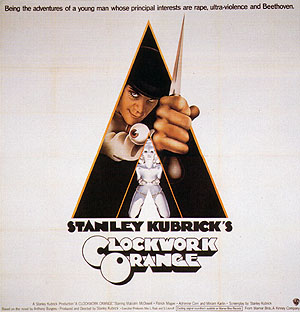 CLOCKWORK ORANGE, 1971 - Classic-Movie-Posters reproduction oil painting