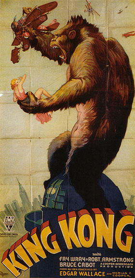 KING KONG, 1933 - Classic-Movie-Posters reproduction oil painting
