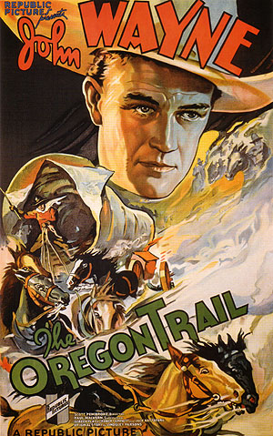 THE OREGON TRAIL, 1936 - Classic-Movie-Posters reproduction oil painting