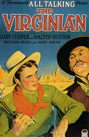 THE VIRGINIAN, 1929 - Classic-Movie-Posters reproduction oil painting