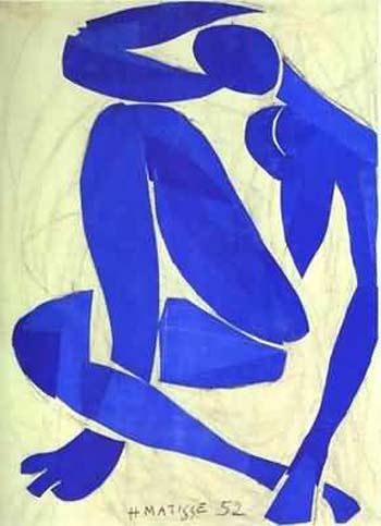 Blue Nude IV - Henri Matisse reproduction oil painting