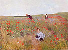 Poppies in a Field 1888 - Mary Cassatt