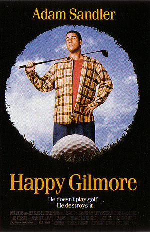 Happy Gilmore, 1996 - Sporting-Movie-Posters reproduction oil painting