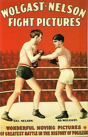 Wolgast-Nelson Fight Pictures, 1908 - Sporting-Movie-Posters reproduction oil painting