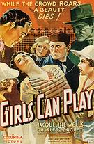 Girls Can Play, 1937 - Sporting-Movie-Posters reproduction oil painting