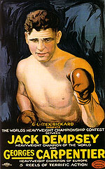 JACK DEMPSEY AND GEORGES CARPENTER, 1921 - Sporting-Movie-Posters