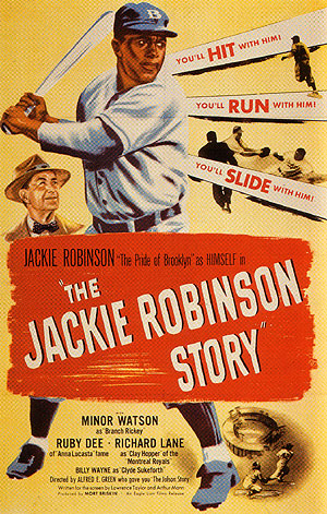 THE JACKIE ROBINSON STORY, 1950 - Sporting-Movie-Posters reproduction oil painting