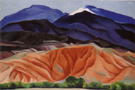 Black Mesa Landscape New Mexico 1930 - Georgia O'Keeffe reproduction oil painting